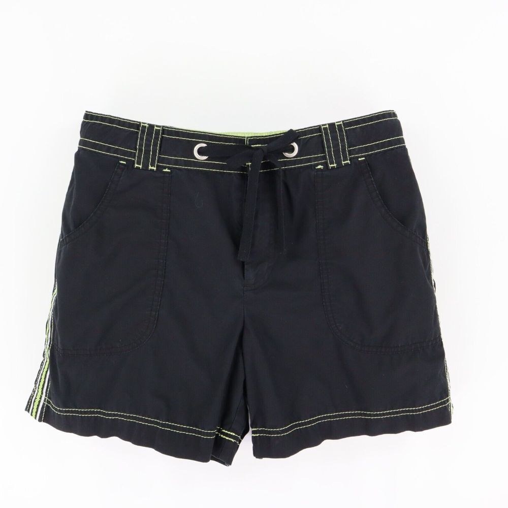SB Active Activewear Shorts Mens Size M‎ Black Cotton Blend Pockets Drawstring